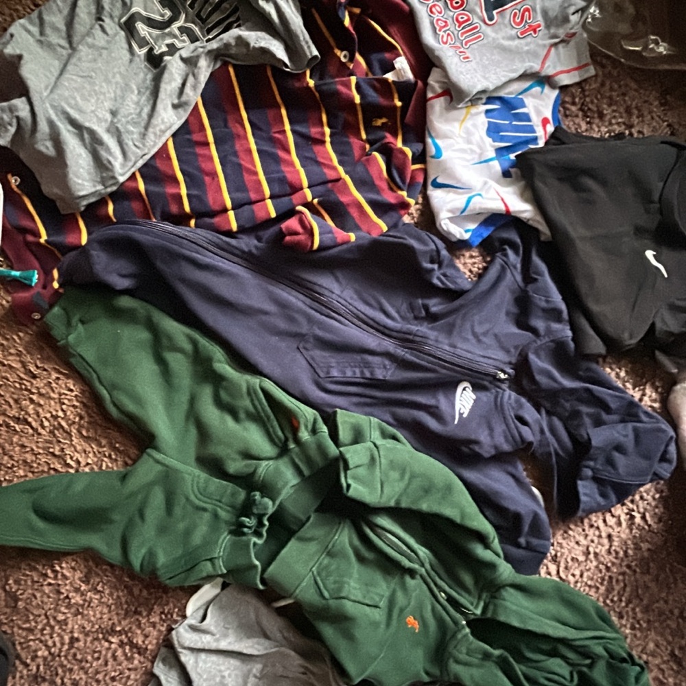 Polo by Ralph Lauren Kids Matching Set - Navy and Green